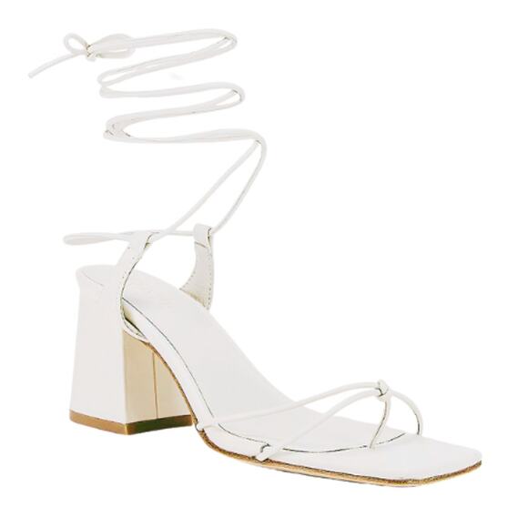 Revolve Raye Voyage Heel in Off White Size 8.5 - Picture 1 of 4